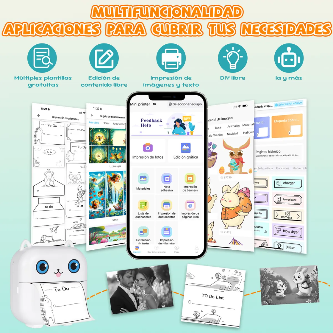 Mini Impresora Portátil